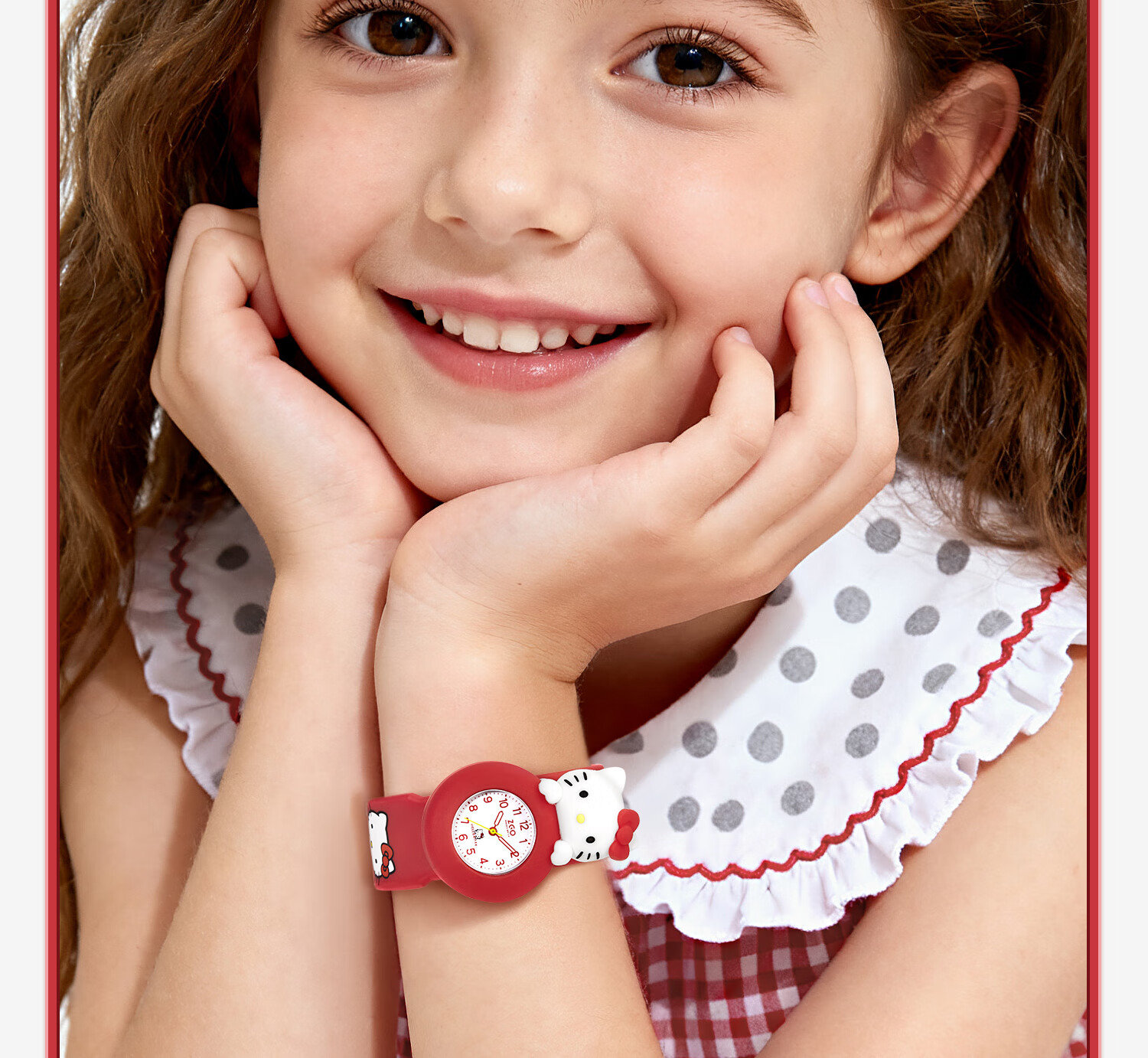 ZGO Sanrio Children's Watch for Ages 3-6, Kids' Day Gift, Girls' Kindergarten Baby Toy Digital Watch 307 15