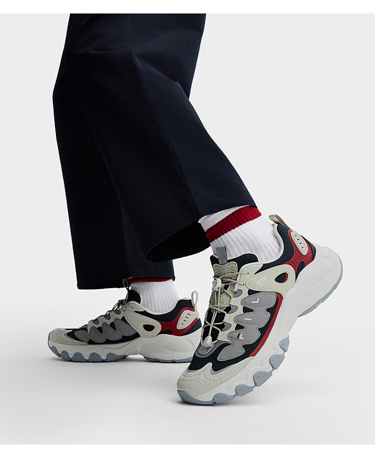 FILA Official Men's Mushroom Dad Sneakers 2026 Spring Casual Sports Shoes 33