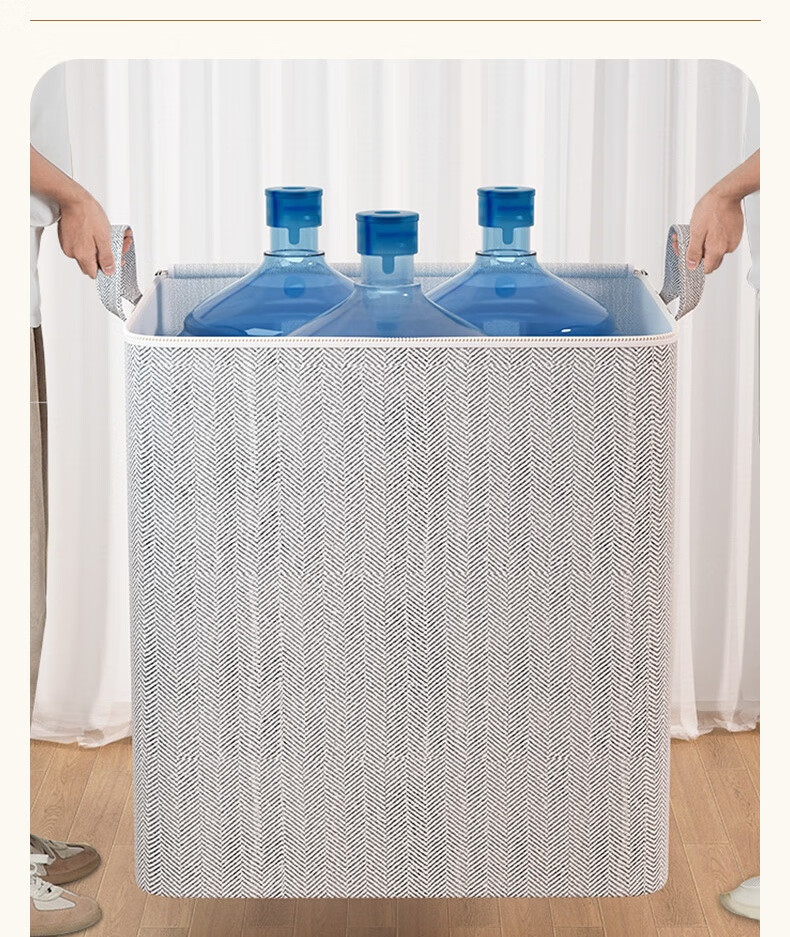Bingyou Large Capacity Clothes Storage Bag Quilt Storage Box Organizer Moving Packing Storage Basket Box Tool 10
