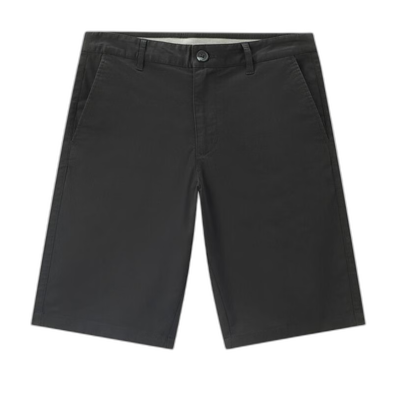 Giordano Casual Shorts for Men, Elastic Lycra Cotton Woven Pants, Mid-Rise Thin Five-Point Shorts for Men, 01104341