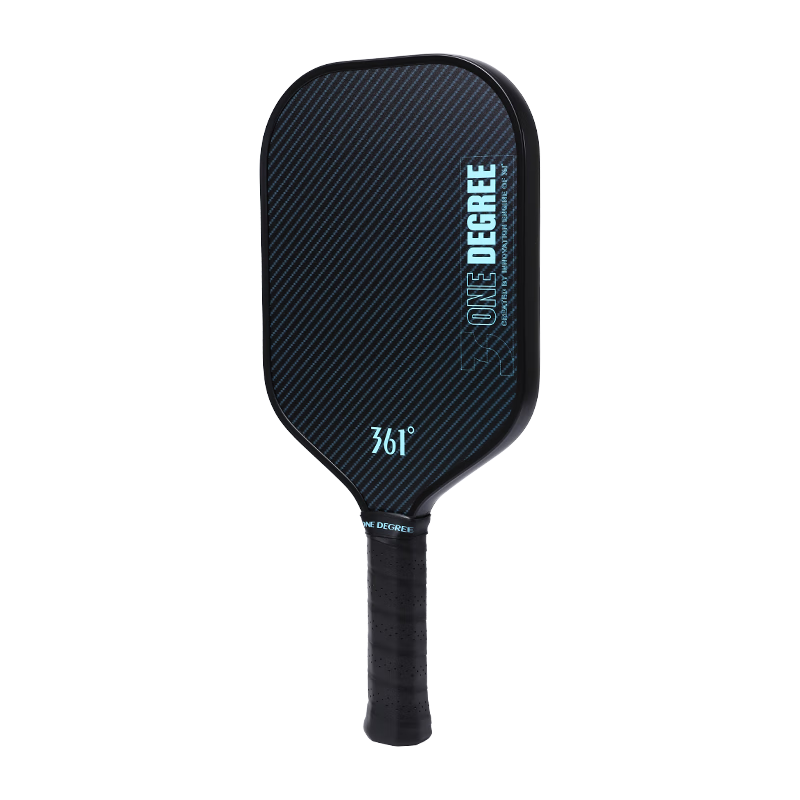 361° Pickleball Racket Set Fiberglass PP Honeycomb Core Advanced Training Pickleball Paddles Black Double Paddle
