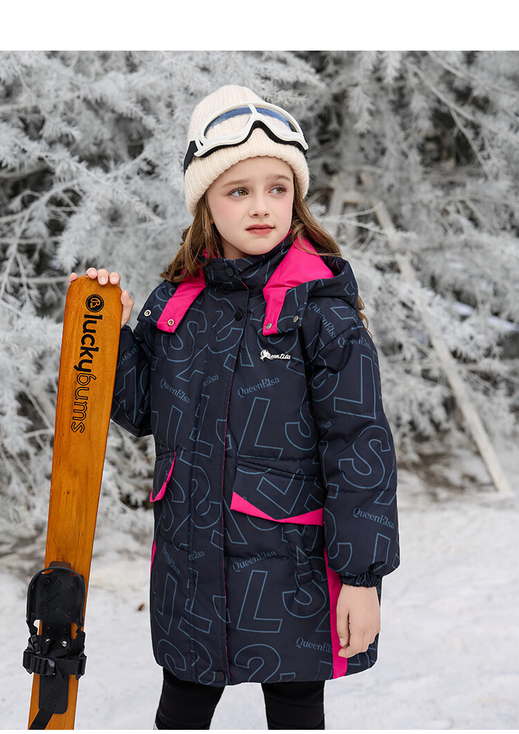Disney Extreme Cold 90% Down Kids Boys Girls Thickened Mid-Length Windproof Winter Jacket 2026 New Kids Clothing 1
