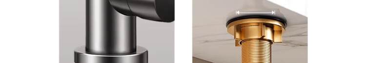 ILeddog [Germany] Kitchen Faucet Single Cold Sink Basin Swivel Pressurized Splash-Proof CFLT-DL 15