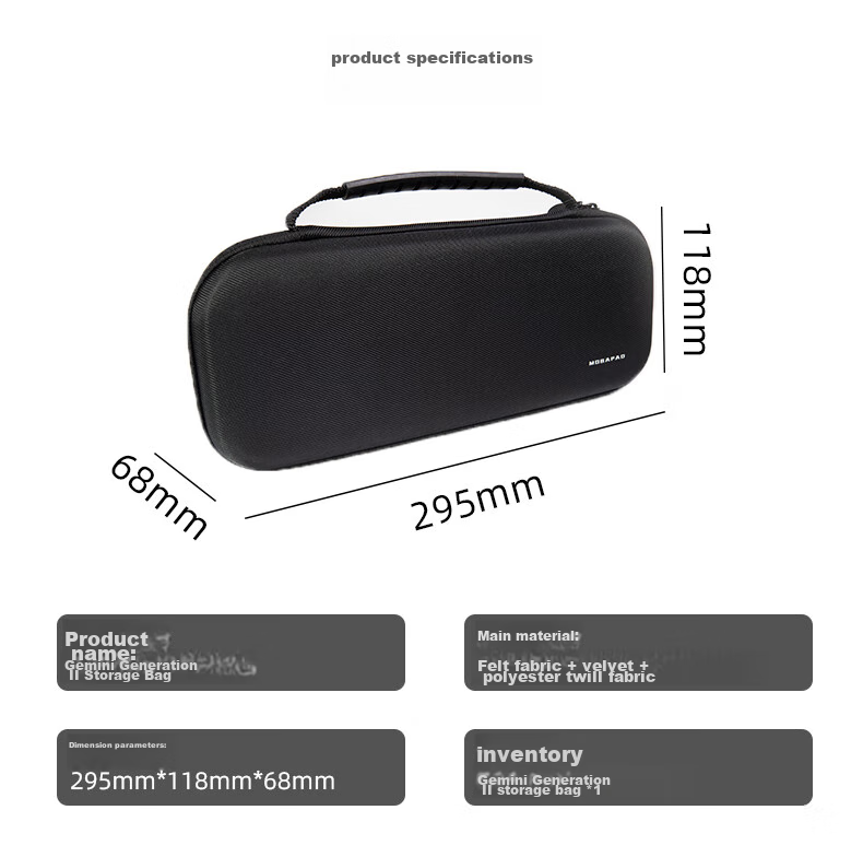 MOBAPAD Dual Star Second Generation Storage Bag, Convenient And Shockproof Console Handle Storage Case, Suitable for Switch/switch OLED Console 11