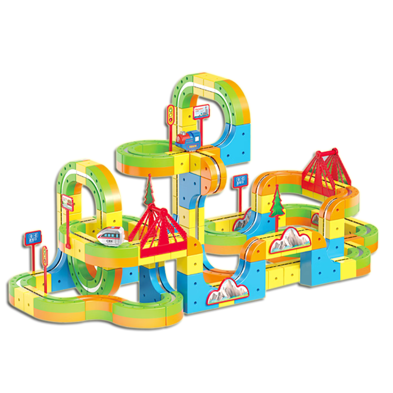 Gaozhile Children's Magnetic Track Car Building Blocks Anti-Gravity Magnetic Levitation Car Christmas Gift for Boys and Girls Ages 3-12