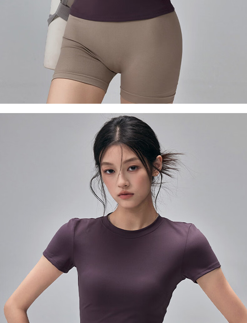 Free Style Women's Summer Quick-Dry Sports Short Sleeve Yoga Top Outdoor Running Fitness T-Shirt Pilates Training Wear 11