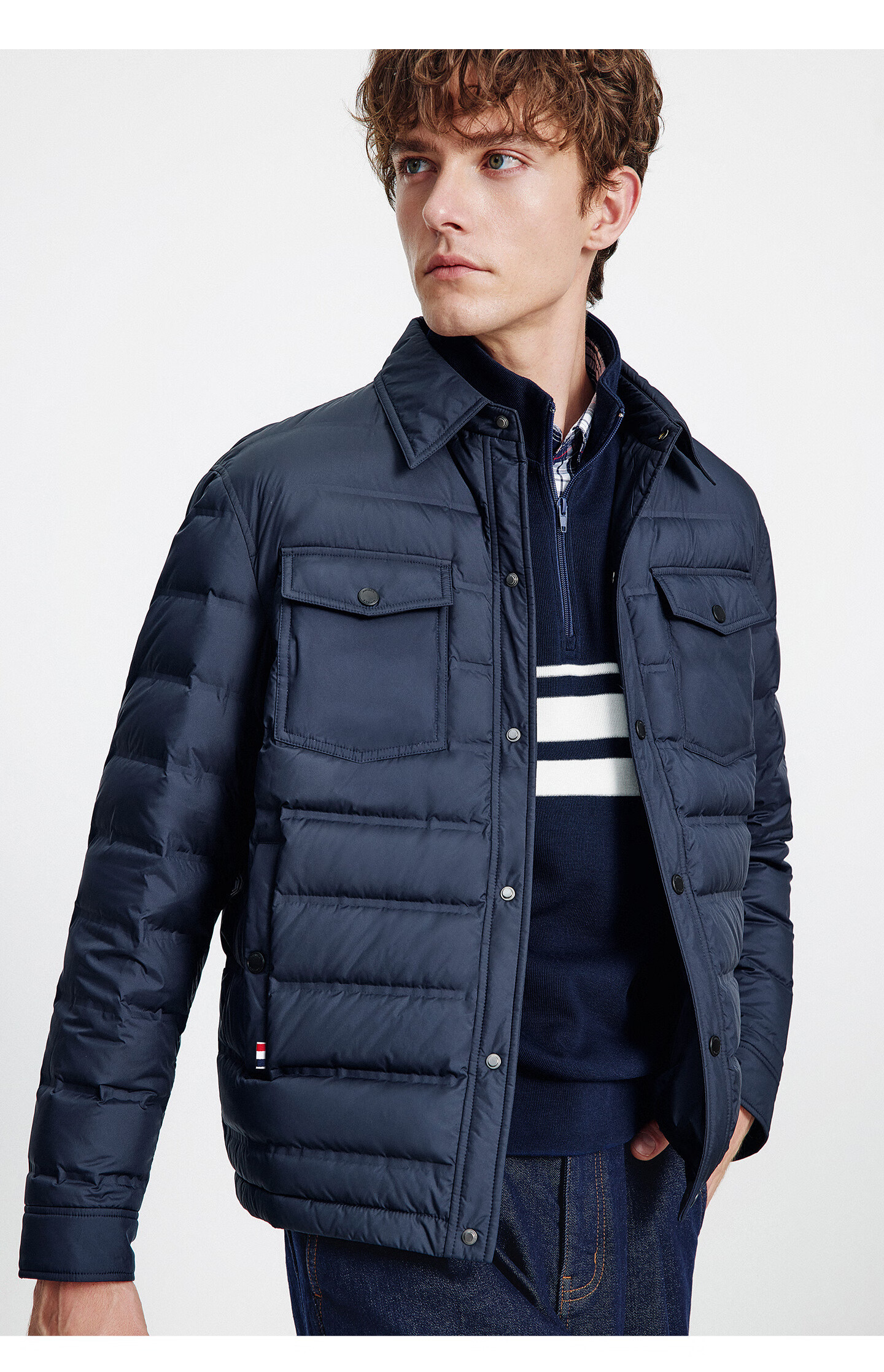 Navigare Italian Small Sailboat 25 New Classic Men's Down Jacket Lightweight Warm Goose Down Coat 1331605501 11