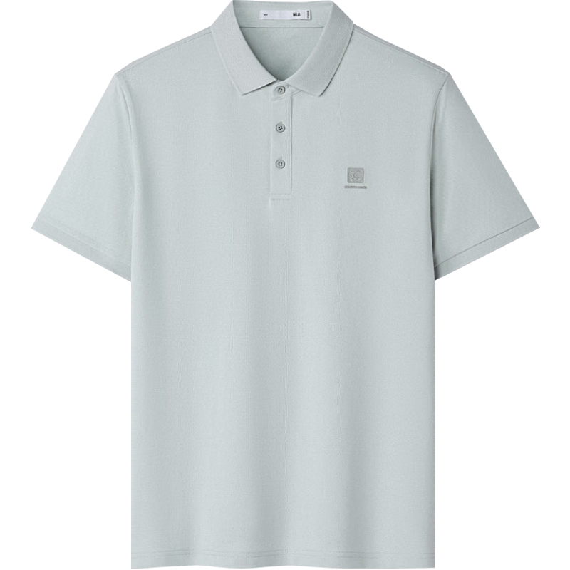 HLA Short-Sleeve Shirt for Men, 26 Zhonghua Dragon Series, Cool And Breathable Lapel Short-Sleeve Shirt for Men in Summer