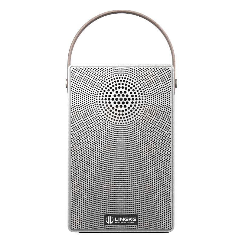 Lingke M3 Starry Sky Series Portable Outdoor Bluetooth Speaker 30h Battery Waterproof Auracast Infinite Chain Technology Titanium Color