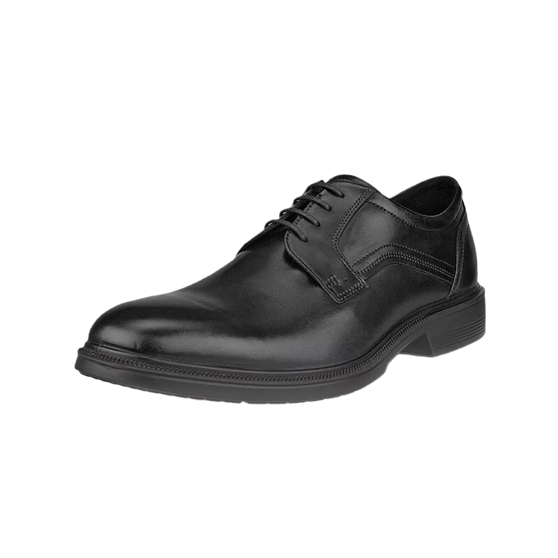 ECCO Men's Leather Dress Shoes Four Seasons Cowhide Formal Derby Shoes Lis 622104 Size 42
