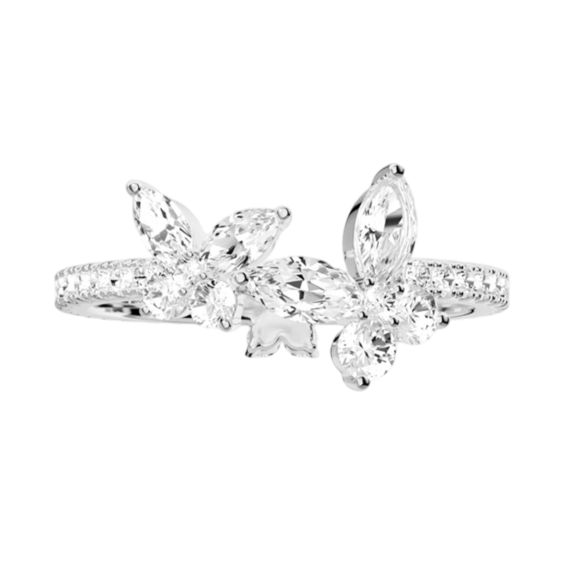 APM Monaco Double Butterfly Ring Fashion Elegant Minimalist Design Ring Gift for Girlfriend Wife Birthday