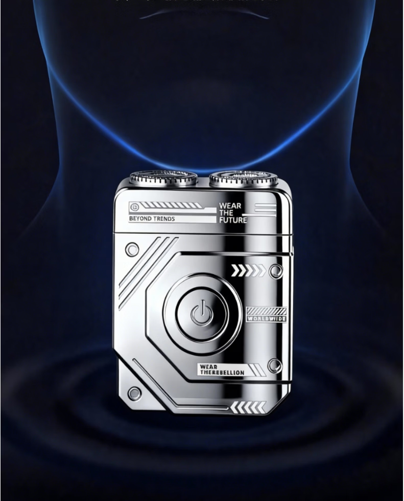 AUX Men's Electric Shaver Portable Mini Beard Trimmer Sensitive Skin Razor Birthday Gift Compact Travel Shaving Razor Annual Meeting Prize New Year Gift 17