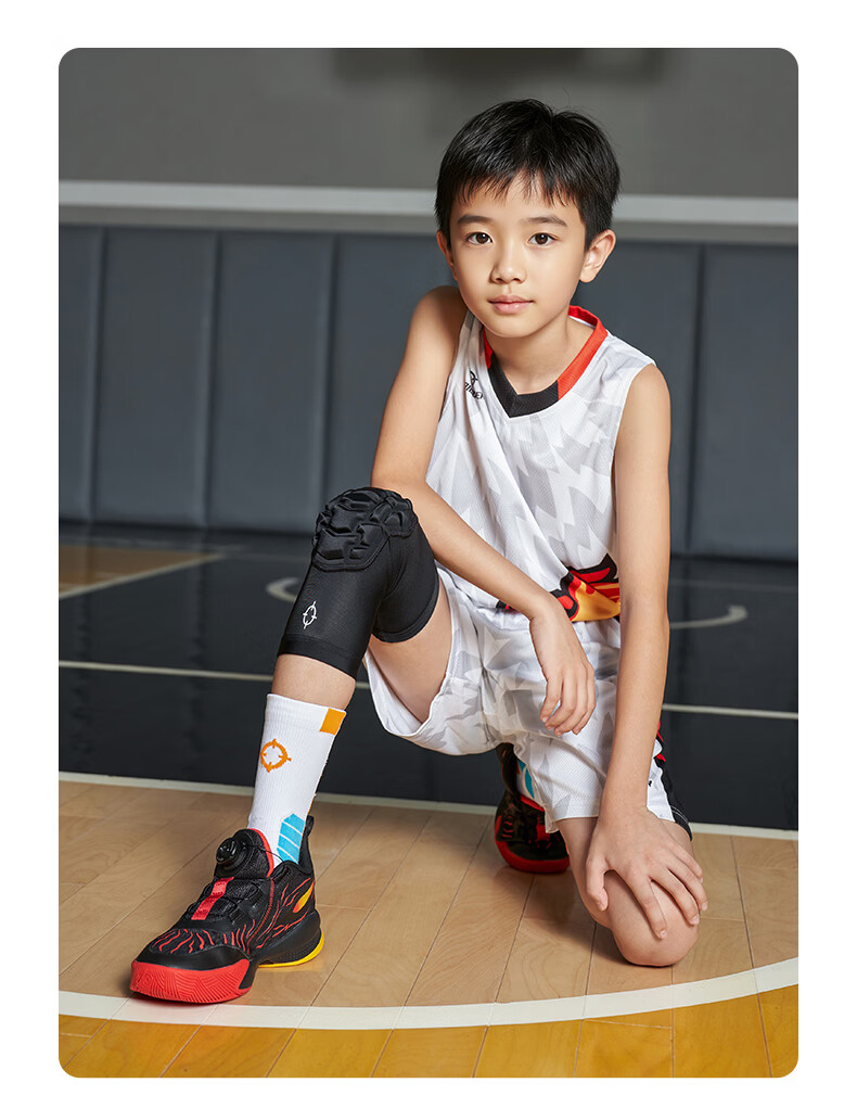 Zhunzhe Kids Protective Knee Pads Basketball Training Outdoor Sports Cycling Unisex Student Knee Joint Anti-Fall Guards 12