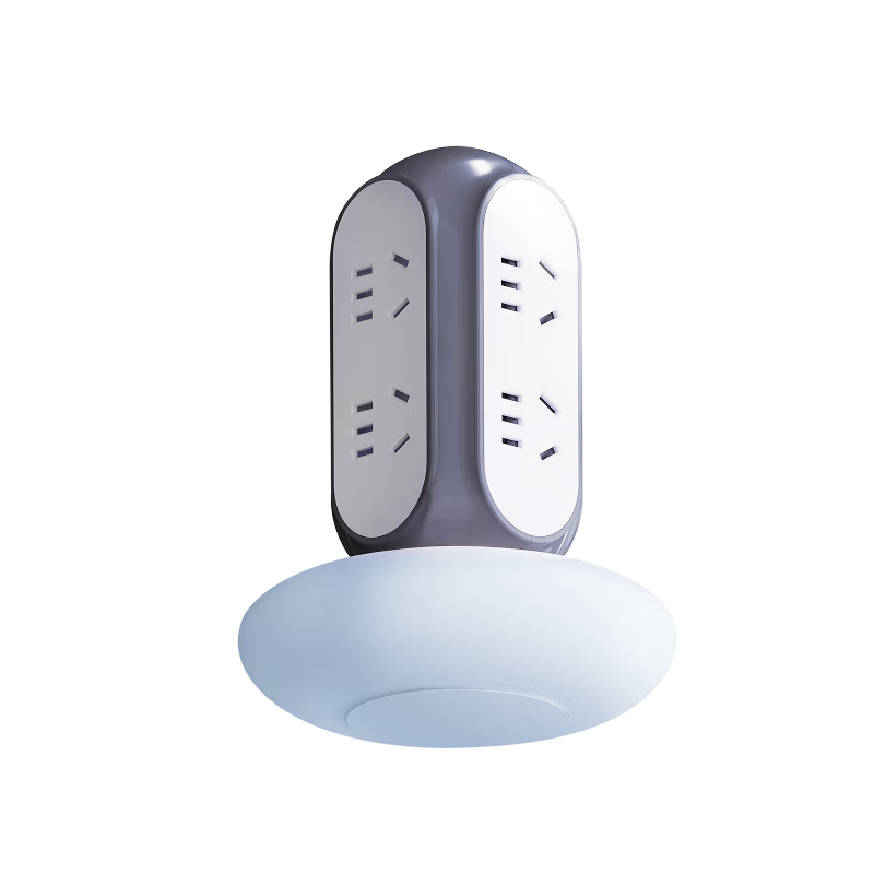 MIAOLAB Vertical Power Strip Socket High-End Fast Charging Desktop Charging Station for Home Office Compatible with Apple 17 Charger Huawei Xiaomi Tablet