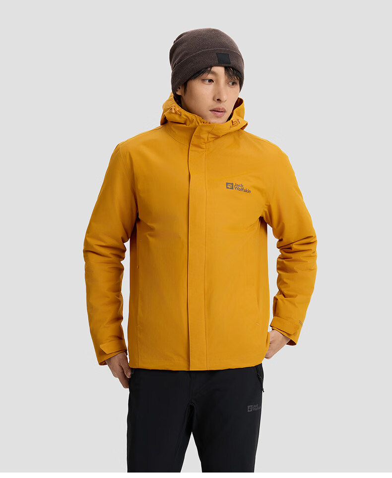 JackWolfskin CRUSH'IN Fleece Liner 3-in-1 Jacket 5012776 Navy Blue 2XL 57