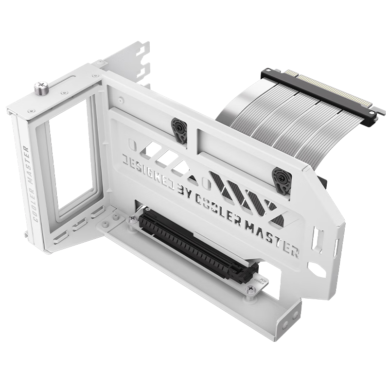 Cooler Master GPU Support Bracket Kit Gen5 White V3 Upgrade PCI-E 5.0 Adapter Cable Compatible with All Brand MATX ATX Cases Modular Design