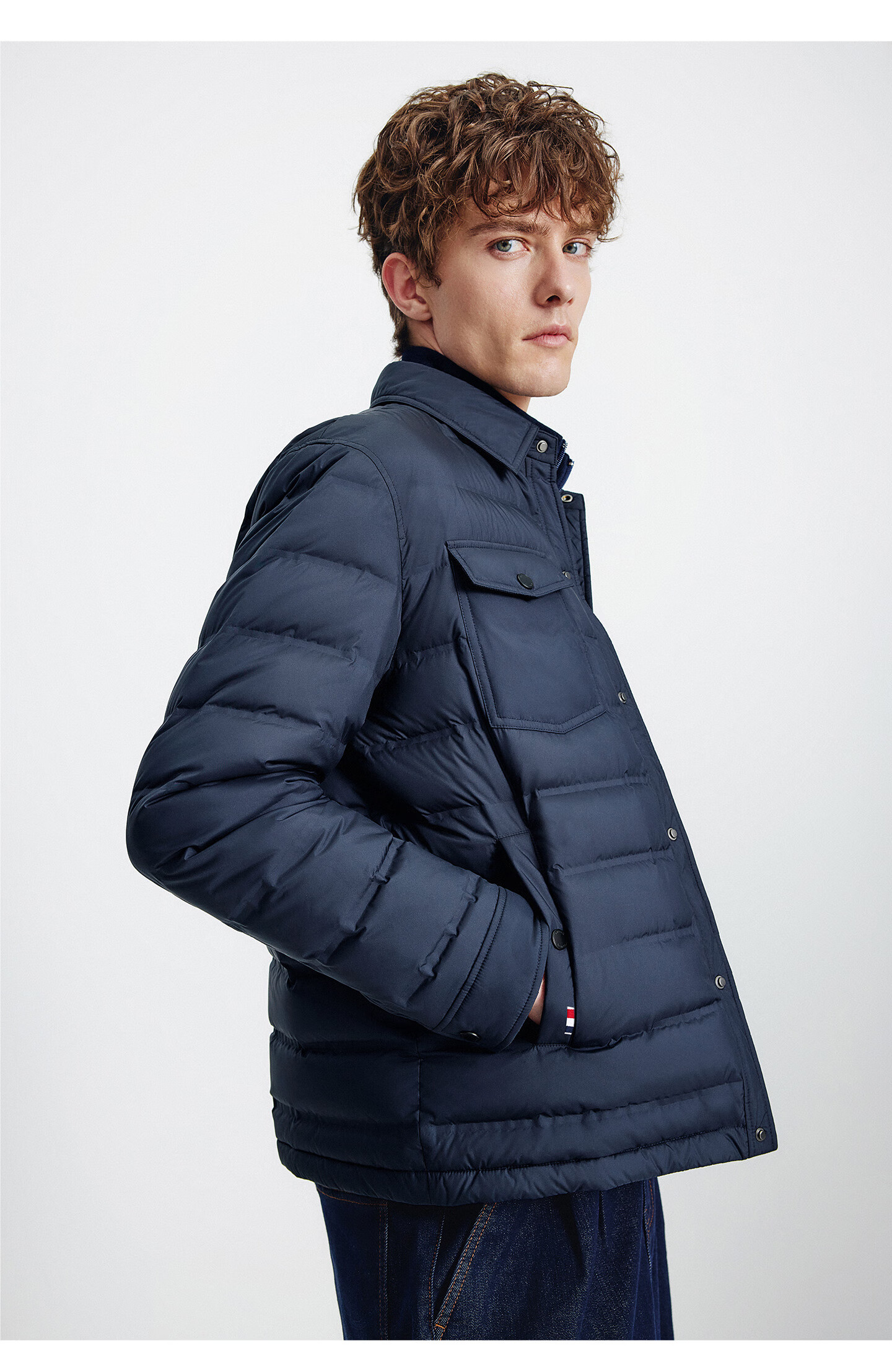 Navigare Italian Small Sailboat 25 New Classic Men's Down Jacket Lightweight Warm Goose Down Coat 1331605501 13