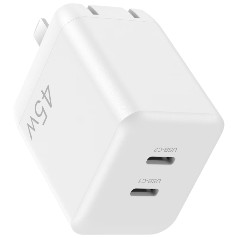 JD Original 45W [Compatible with Apple 18] Dual USB-C Charger GaN Set Compatible with IPhone 18, Apple 17, Android, Multiple Ports Type-C Fast Charging