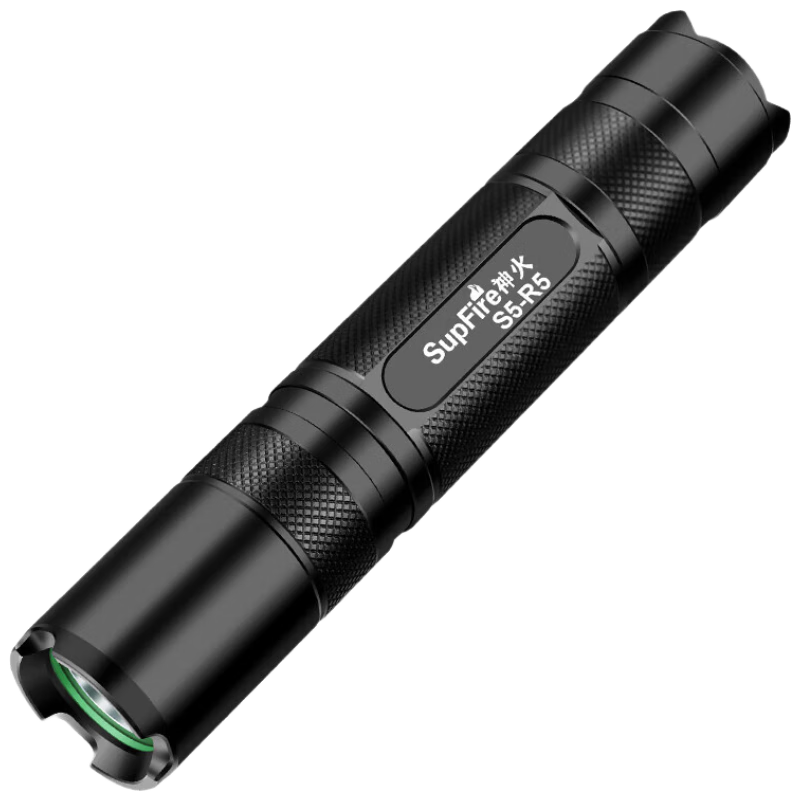 SupFire S5-R5 High Brightness LED Focused Long-Range Flashlight Mini Portable Outdoor Emergency Light with Ultra-Long Battery Life for Home Use