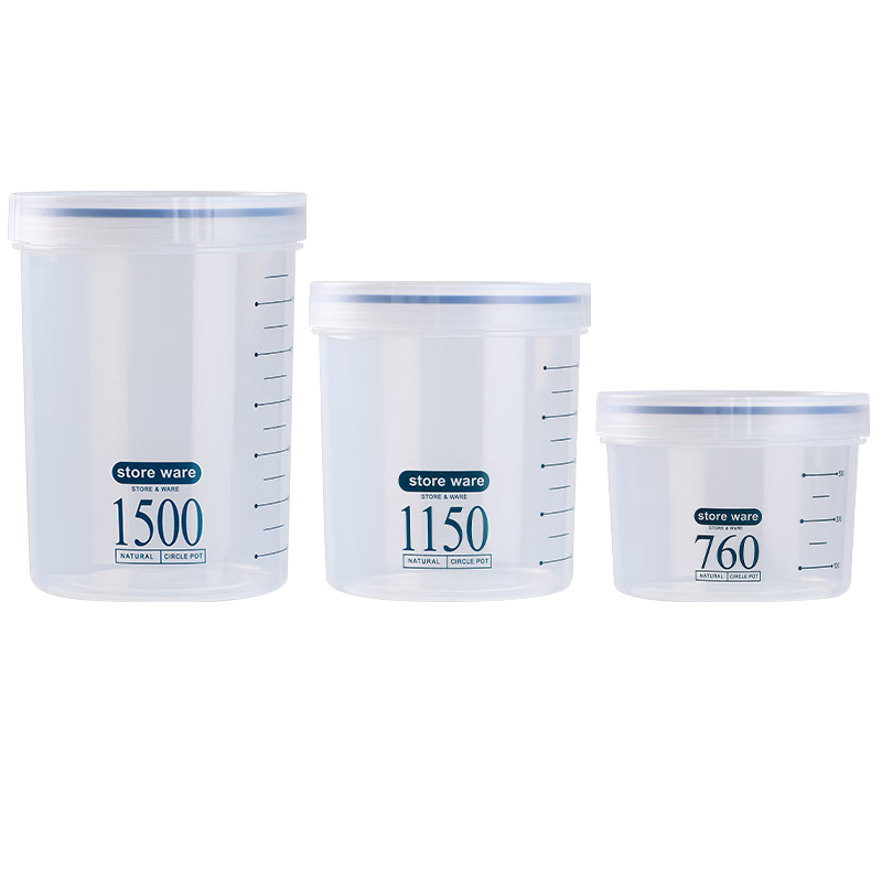 BJ Airtight Container, Storage Jar, Grain Organizer, Coffee Bean And Snack Storage Canister, Refrigerator Fresh-Keeping Box, Rice Bucket, Sealed Container