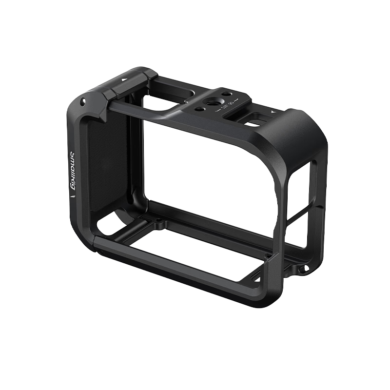 SmallRig 5888 DJI Action 6 Cage Metal Expansion Frame Magnetic Mount Base Tempered Glass Handheld Rod Bracket Accessories for Sports Camera Street Photography