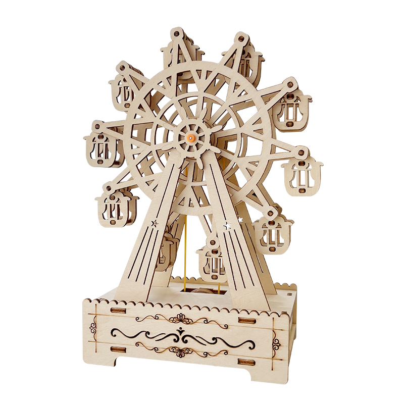Big Eye Little Baby Music Ferris Wheel STEAM Science Experiment Kit Children's DIY Handmade Toy Boys and Girls Back-to-School Gift