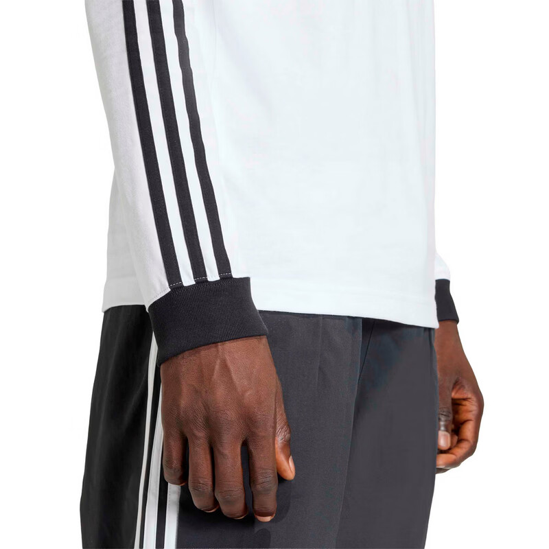 Adidas Originals Men's 3S LS Tee Long Sleeve T-Shirt KE3545 White S 6