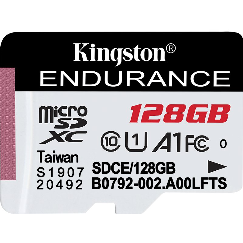 Kingston 128GB Read Speed 95MB/s U1 A1 Switch Memory Card for Dash Cams & Home Surveillance Cameras, TF (MicroSD) Storage Card