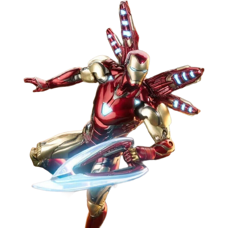 Marvel Birthday Gift for Boys, Iron Man MK85 1.0 Action Figure Display Model with Movable Joints