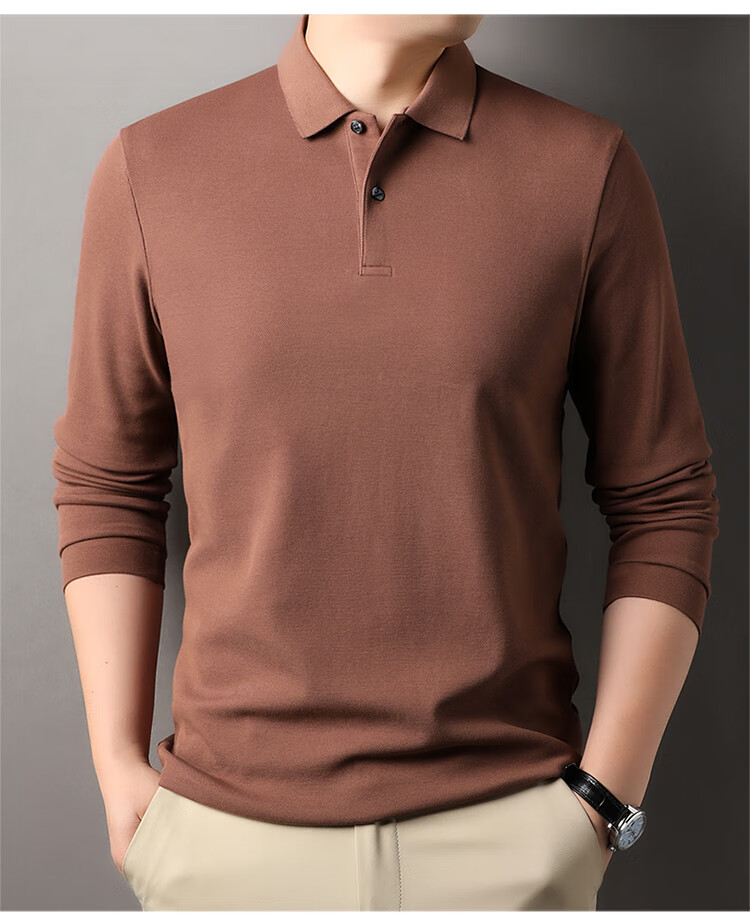 ROMON 100% Cotton Short Sleeve Men's Classic Business Polo Shirt Casual Solid Color Base Layer Black 3XL 21