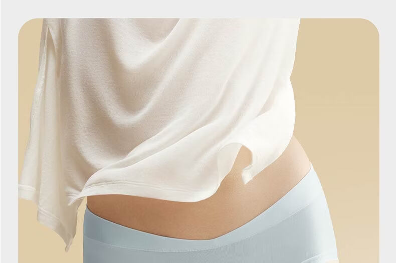 Babycare Modal Maternity Low-Waist Pregnancy Underwear for Early, Mid, Late Pregnancy and Postpartum Abdomen Support Extended Length 3-Pack M 21