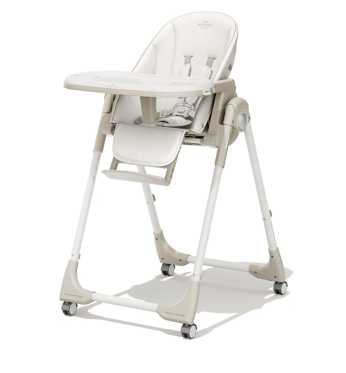 Beiyi 2-in-1 Baby High Chair and Rocker Khaki 69