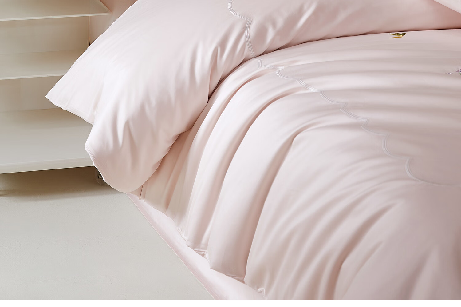 MIDO HOUSE Mingdu 60S Pro Cotton Four-Piece Bedding Set All-Season Sheet Fitted Sheet Duvet Cover - Starfall Christmas Island 1.8m Fitted Sheet Version 12