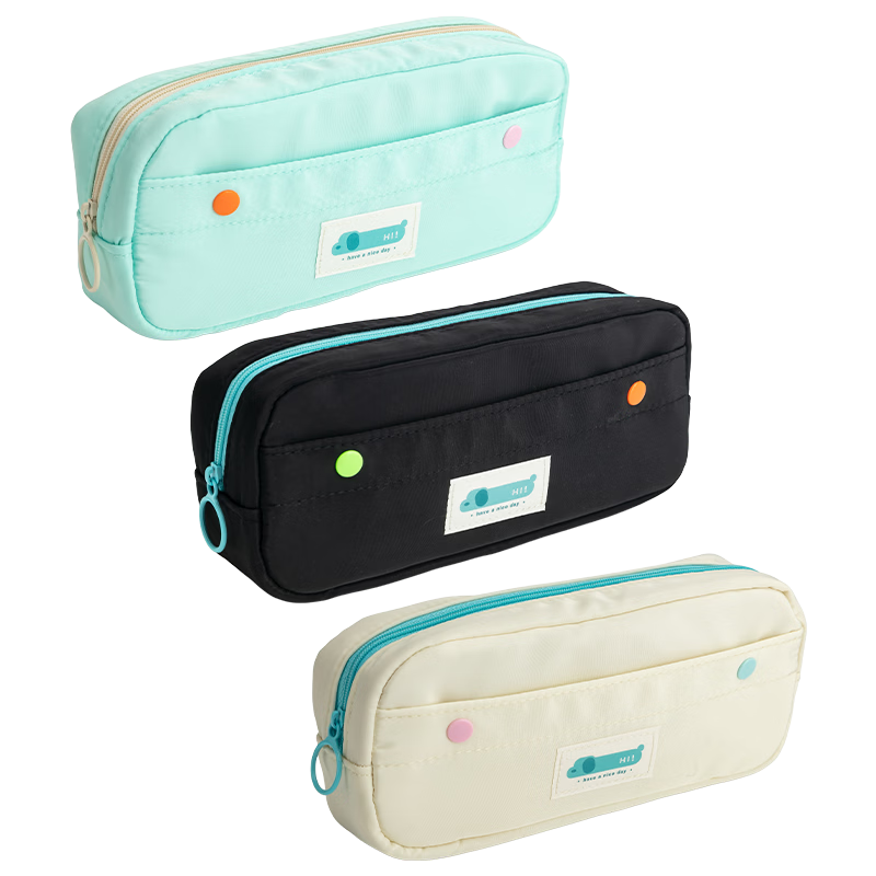 M&G Simple Breeze Kangaroo Pencil Case Large Capacity Stationery Box for Primary and High School Boys and Girls Black APB932TF11