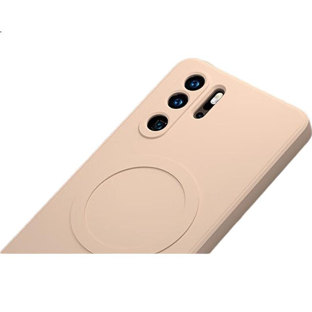 KEKLLE Чехол-магнит для Huawei P30 Pro, защитный чехол из жидкого силикона, полноразмерный мягкий защитный чехол, лавандовый