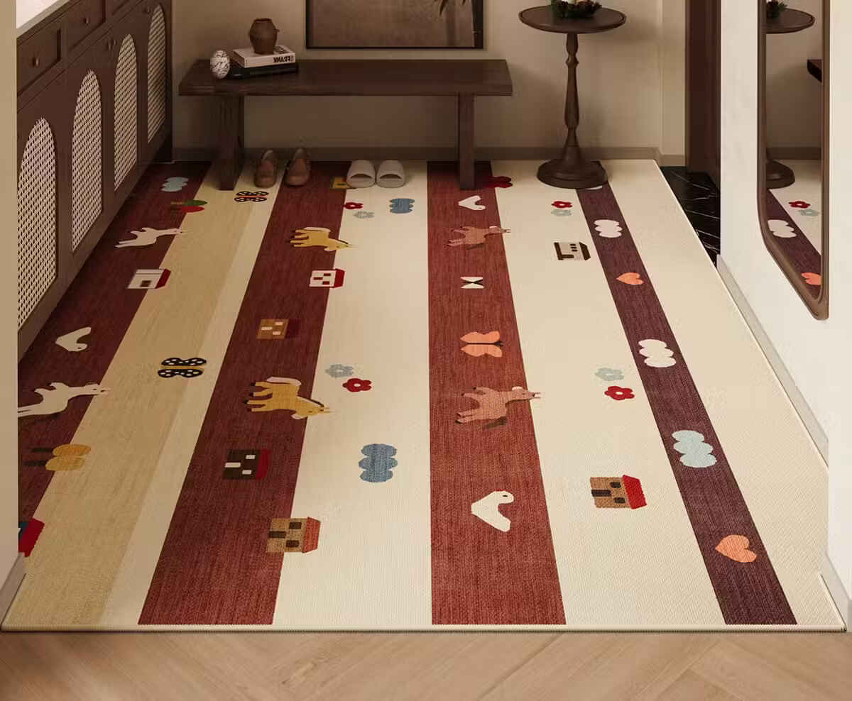 COMICOMI Small Coconut Square Entrance Floor Mat Non-Slip Cuttable Luxury Dust Removal 60*90cm 2