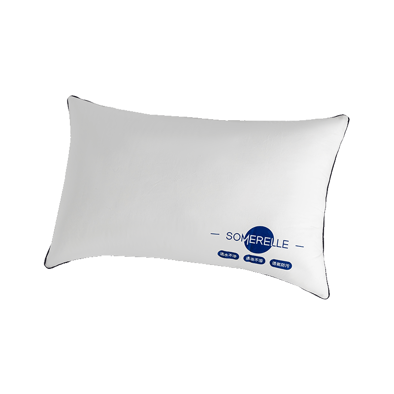 SOMERELLE Pure Cotton Hotel Triple-Protection Pillow, Neck Support Pillow, Cervical Spondylosis Deep Sleep Special Pillow Core, Single High Pillow