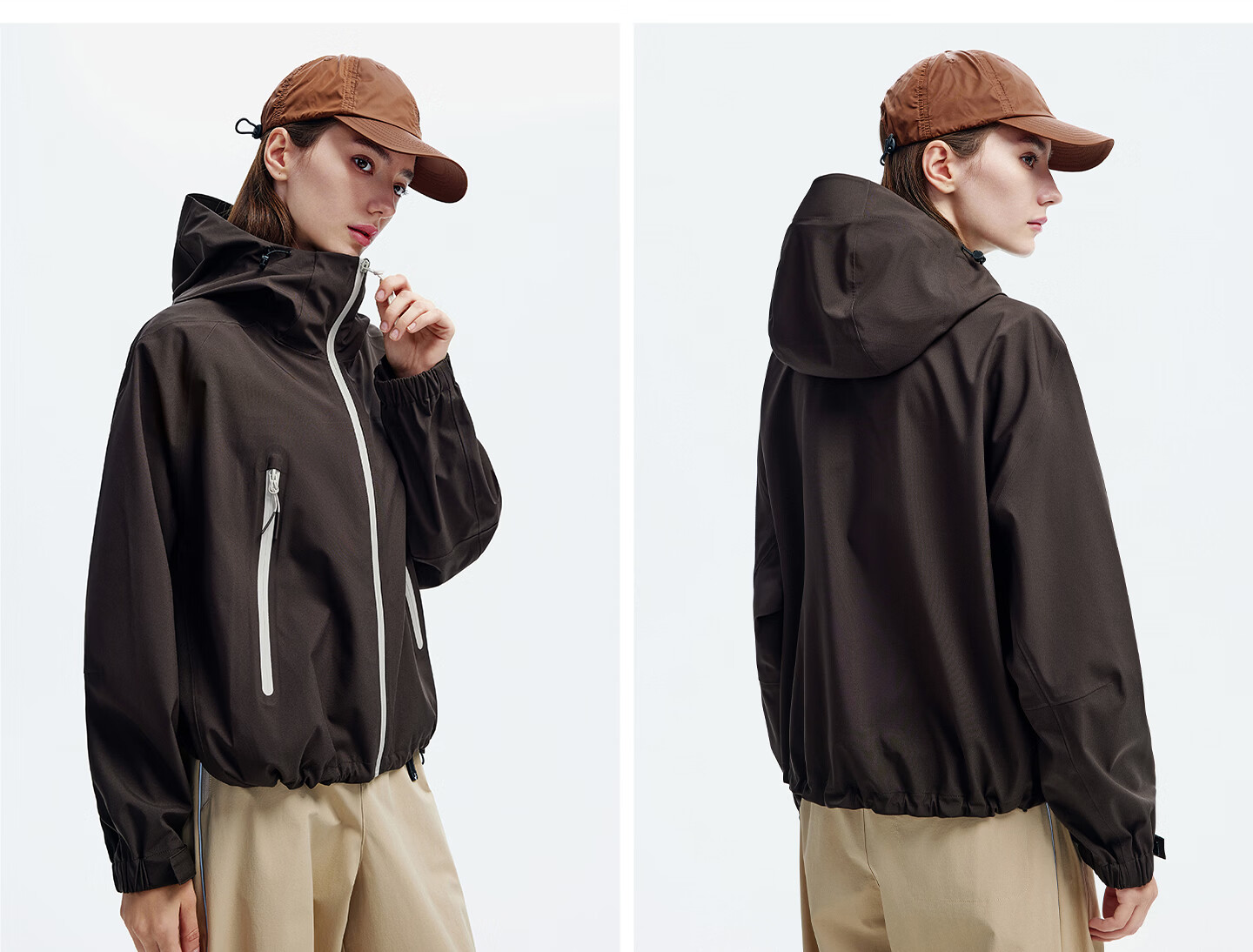 Navikail Italian Small Sailboat Women's 2025 Autumn Winter New Hooded Loose Windproof Outdoor Jacket 2331005504 13