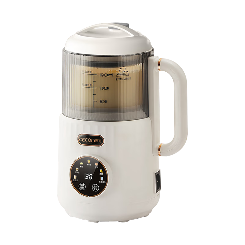 Xike Household Blender Soy Milk Maker 1.2L Micro Pressure 2-3 People Fully Automatic Quiet Multigrain Juicer Food Processor YEK-DJ07E