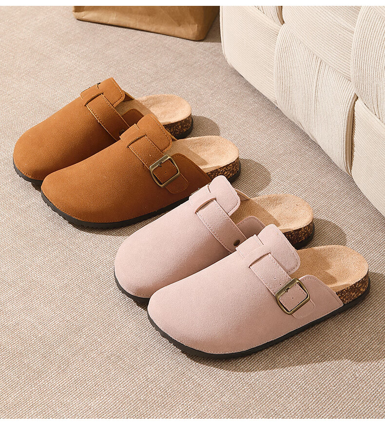 YUZHAOLIN Spring Summer Autumn Women's Birkenstock Style Faux Leather Slip-On Mules YF002 14
