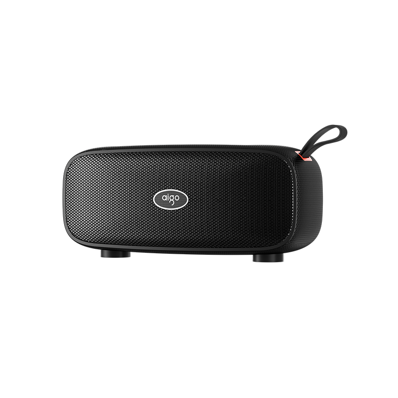 Aigo T308 Bluetooth Speaker Desktop Audio Outdoor Home Portable Deep Bass 3D Surround Car Mini Speaker Computer Mobile High-Quality Wireless Mini Speaker Black