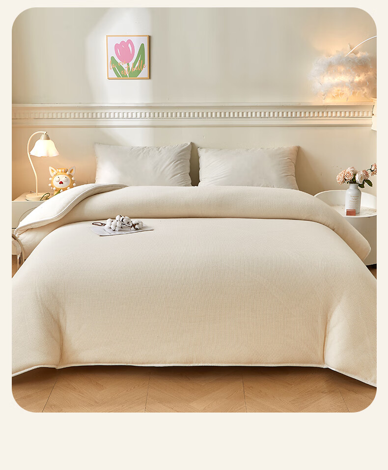 Hongdou Class A Antibacterial Xinjiang Cotton Quilt Air Conditioning Quilt Summer Quilt Spring and Autumn Cotton Four Seasons Quilt Core 2*2.3m 4 Jin Card 11