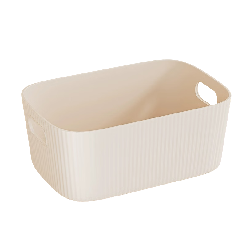 Kousu Simple Rectangular Storage Box Desktop Small Items Snack Organizer Cosmetic Plastic Storage Container Box