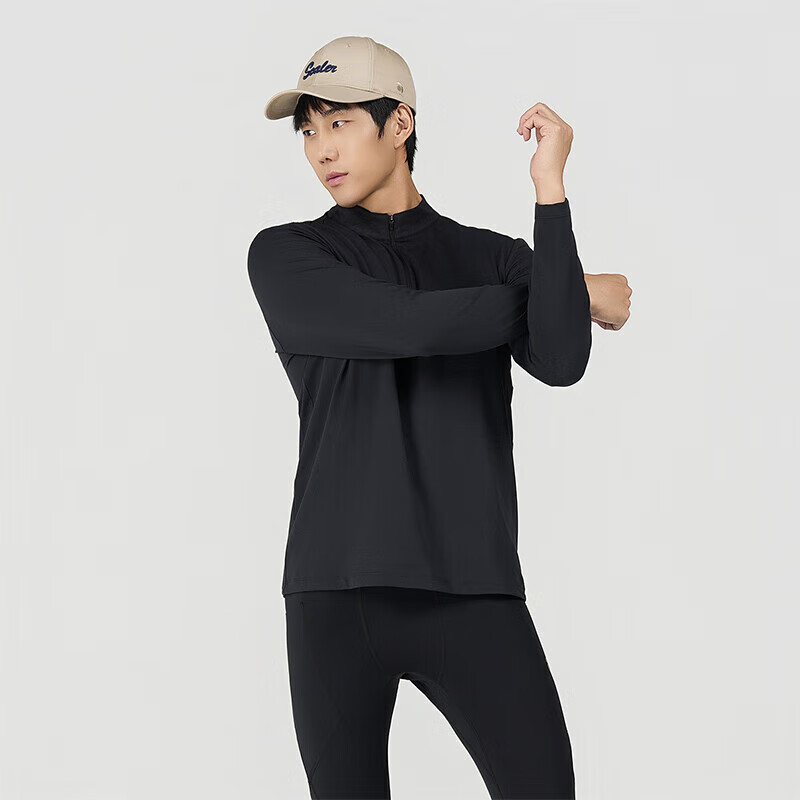 SCALER Outdoor Long Sleeve T-Shirt High Elastic Antibacterial Moisture-Wicking Quick-Dry Running Hiking UV Protection Top F4616D26