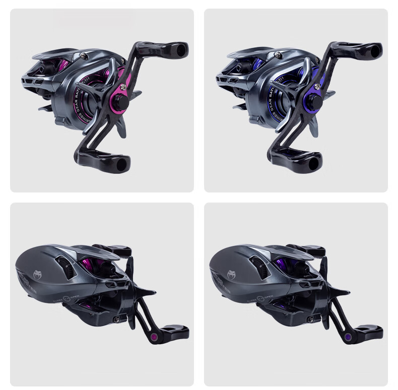 Guowangluya Small Monster Micro Water Drop Wheel, High-Speed Compared to Fugu Fish Wheel, Ultra-Light Shallow Line Cup, Load Unloading Alarm, 7-Speed Double Cup/right Hand 17
