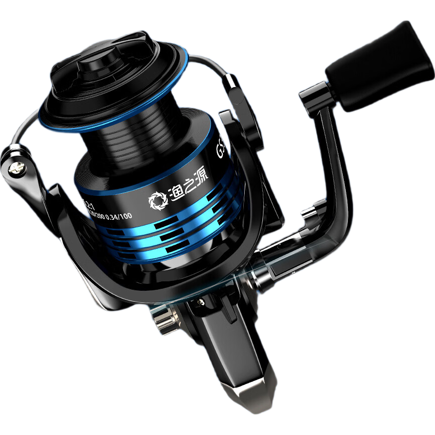 YuZhiYuan GS2000 Aluminum Alloy Fishing Reel Spinning Reel Lure Long Casting Sea Fishing Reel