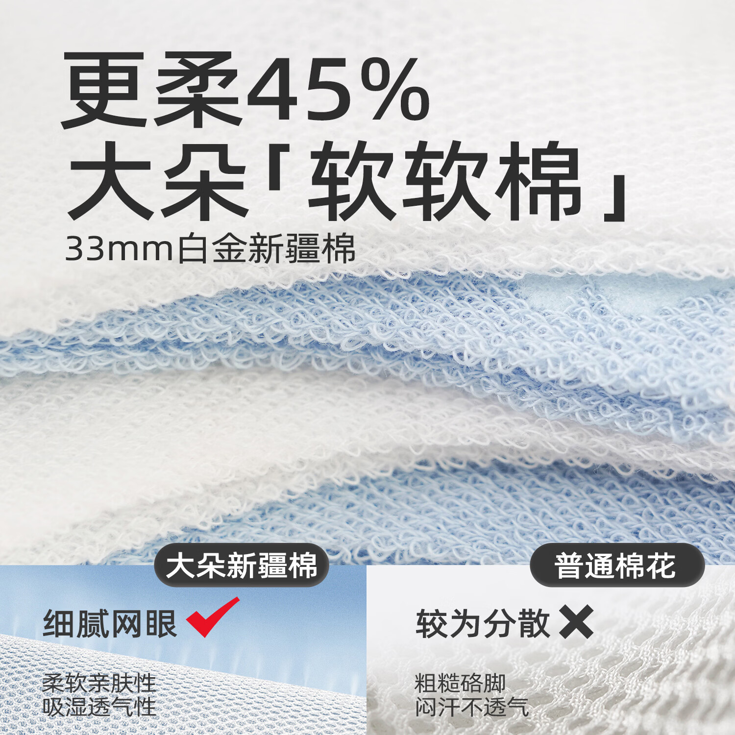 Baby Growth Socks Summer Thin Cotton A-Class Antibacterial Mid-Calf Breathable Mesh Non-Binding Seamless Socks