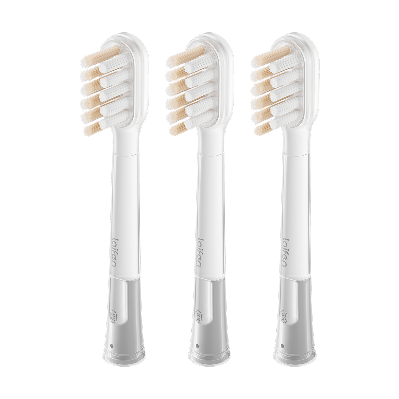 LAIFEN Electric Toothbrush Official Mini Brush Heads 3-Pack Comfortable Cleaning Edition Birthday Gift