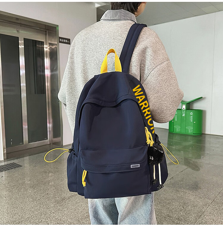 Warrior Backpack Middle School Boys High-Value Double Shoulder Bag High School College Student Large Capacity Campus Trendy Travel Bag for Girls 4