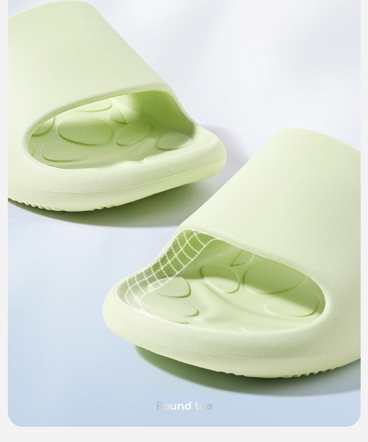 Mutong Kids Summer Indoor Bathroom Slippers Lightweight Soft Sole Trendy Cream Beige Size 26 10